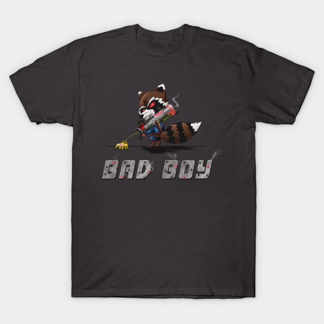 Bad Boy Rocket T-Shirt by Creative Wiz